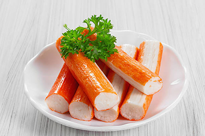 Surimi – favorite dish of gamblers